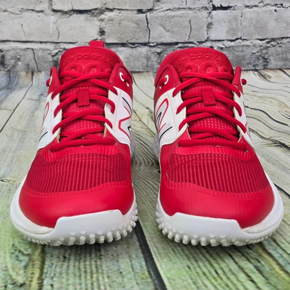 New Balance Fresh Foam 3000 v6 Turf Trainer Mens 9.5 Red T3000TR6 Baseball Shoes - Picture 3 of 7